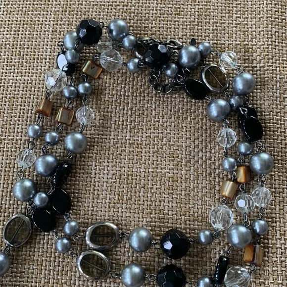 Premier Designs Costume Beaded Layering Necklace - Picture 3 of 5